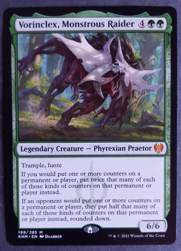 Mtg vorinclex monstrous raider - monstrous,
